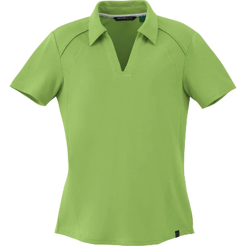 Best Online Clothing Boutiques North End Women's Cactus Green Performance Pique Polo