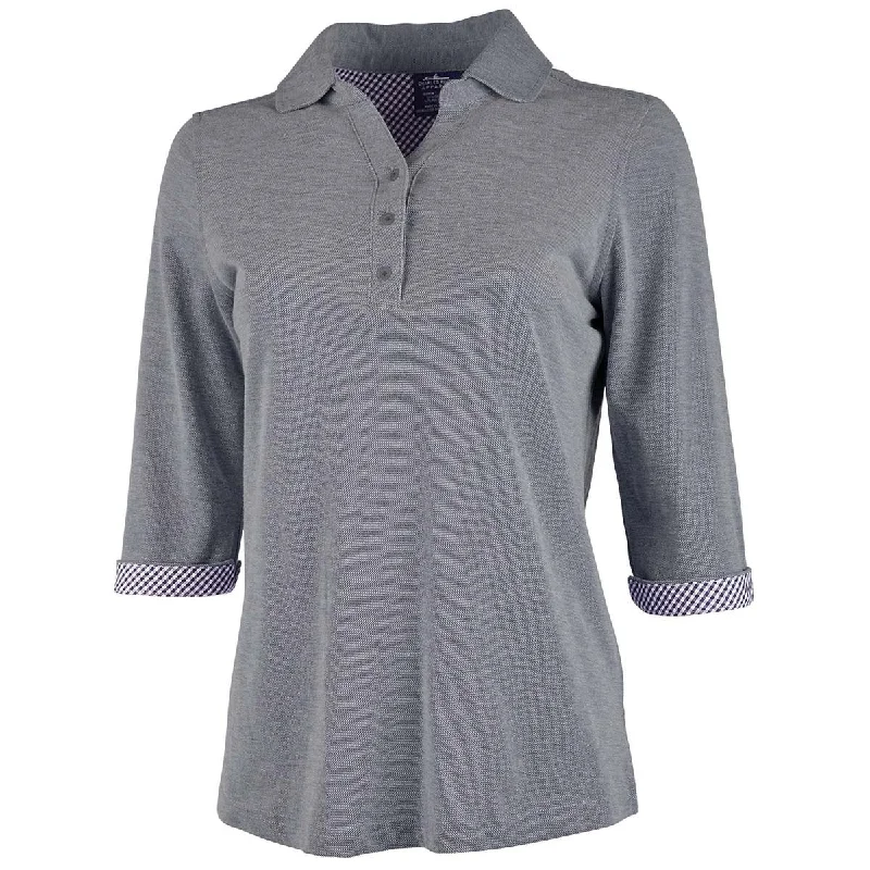 Relaxed Style Charles River Women's Grey Chambray Naugatuck Shirt