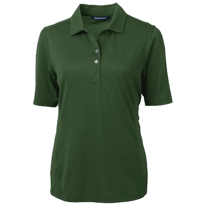 Women's Romantic Outfit Cutter & Buck Women's Hunter Virtue Eco Pique Recycled Polo