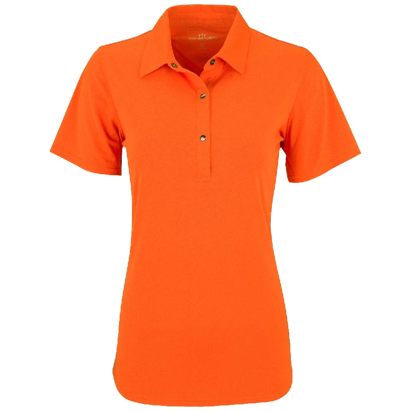 Women's Professional Attire Vansport Women's Orange Planet Polo