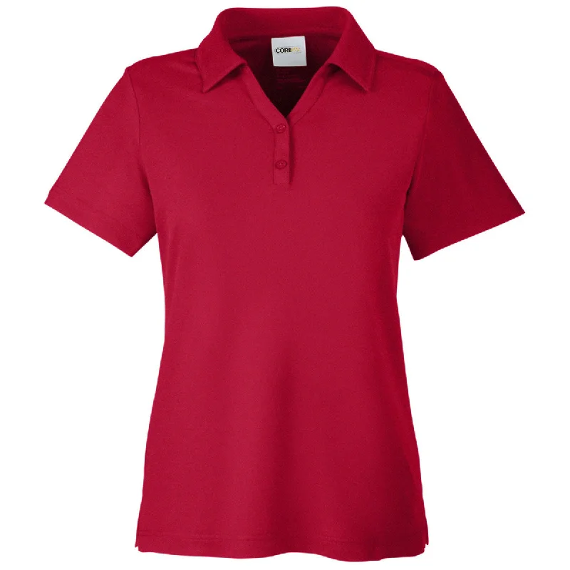 Stylish Women's Garments Core 365 Women's Classic Red Fusion ChromaSoft Pique Polo