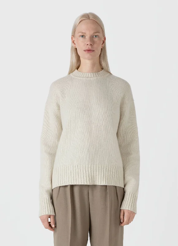 Formal Attire For Women Women's Roxburgh Cashmere Jumper in Undyed