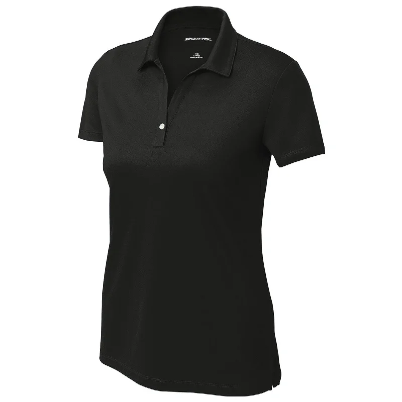 Vintage Women's Fashion Sport-Tek Women's Black UV Micropique Polo