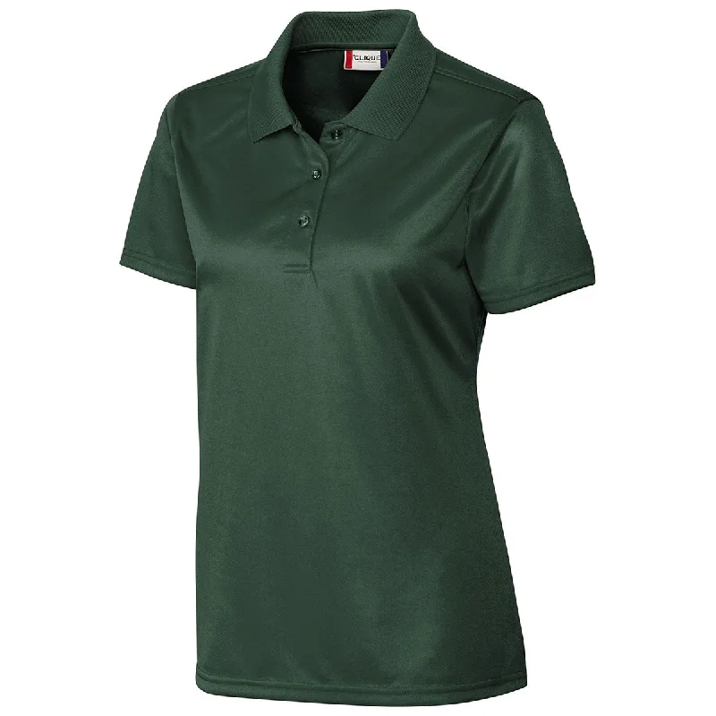 Women's Luxury Apparel Clique Women's Bottle Green Malmo Snag Proof Polo