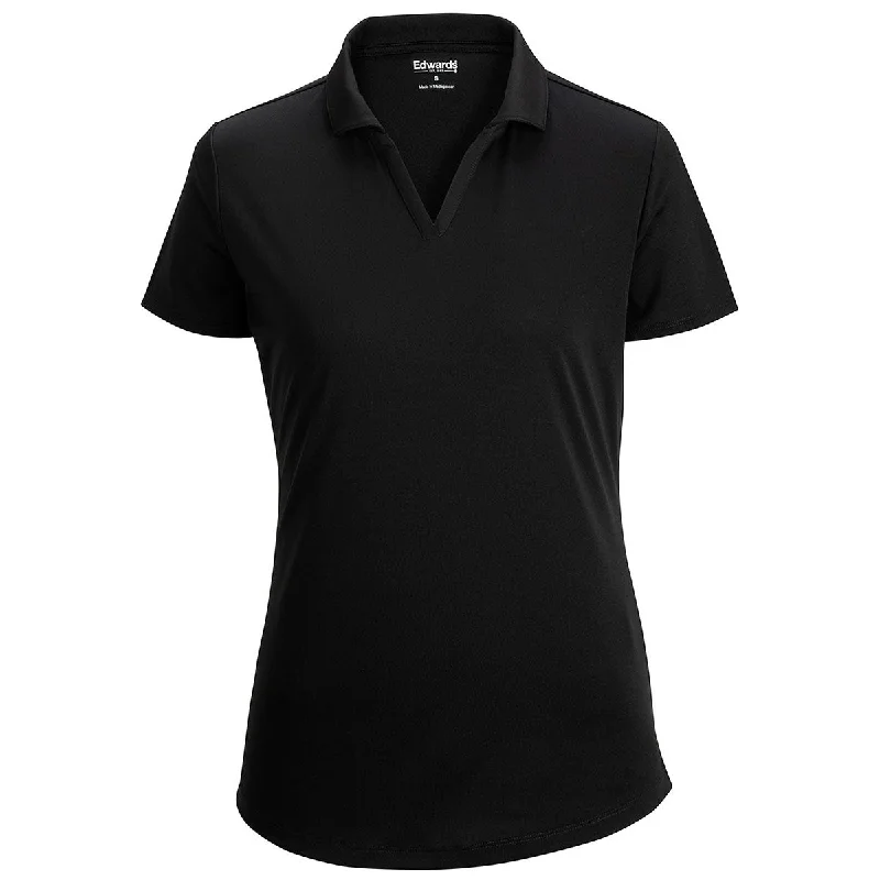 Women's Clothing for Every Season and Trend Edwards Women's Black Ultimate Lightweight Snag-Proof Polo