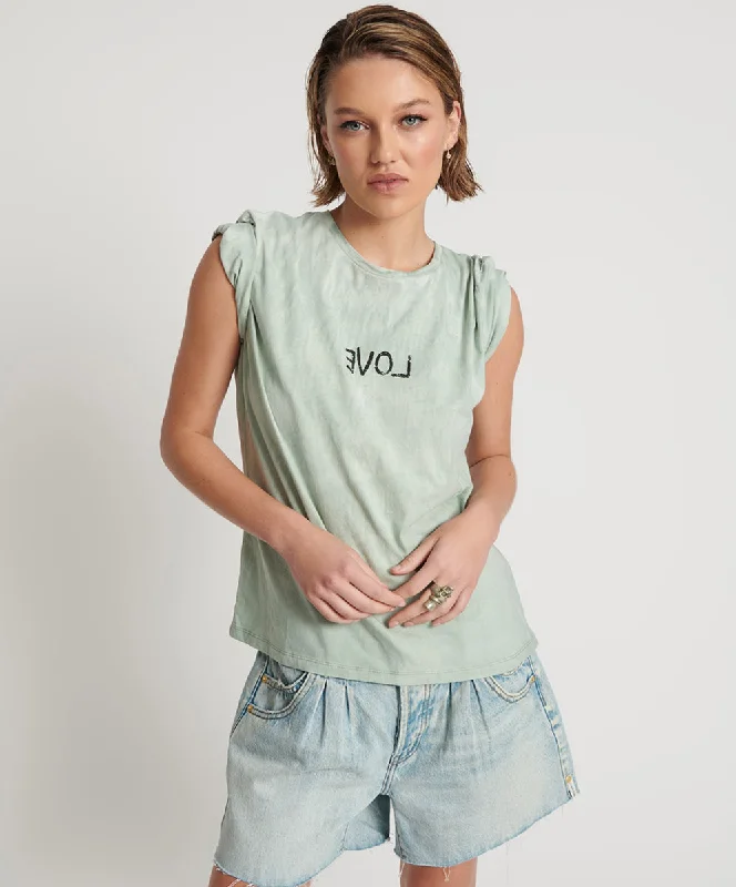 Women's Transitional Garments LOVE STAINED CREW TEE