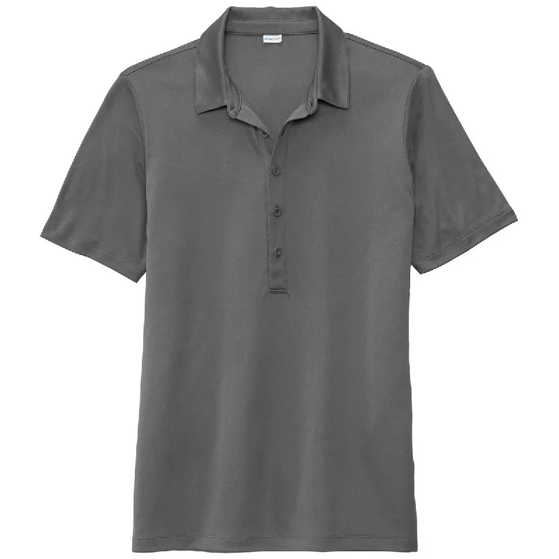 Women's High-Fashion Garments Sport-Tek Women's Dark Smoke Grey Posi-UV Pro Polo