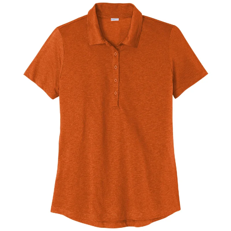 Chic Women's Garments Sport-Tek Women's Texas Orange PosiCharge Strive Polo