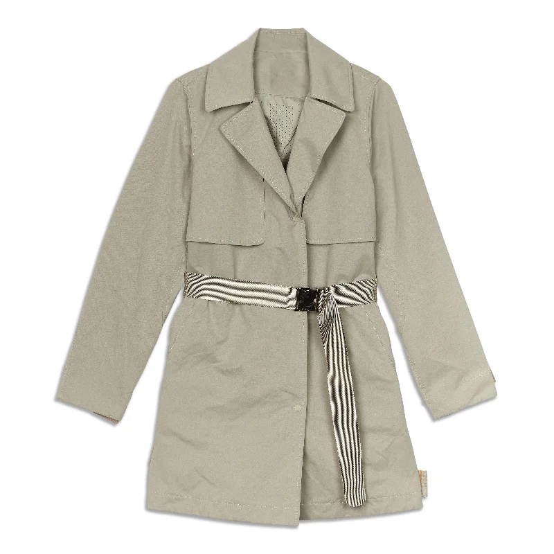 Women's Street Style Casual Wear Always There Short Trench - Resale