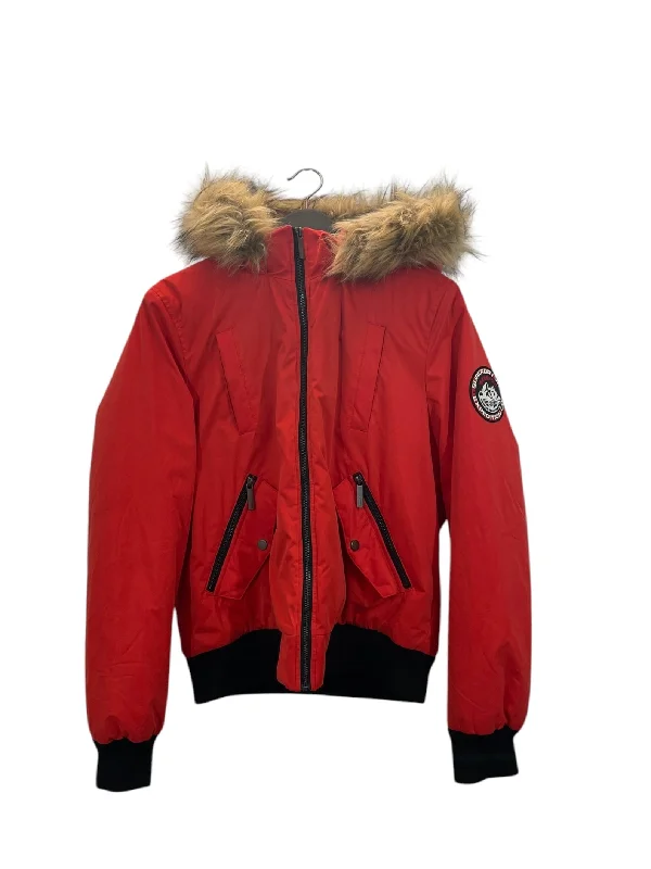 Online Shopping Boutiques Superdry/Coat/12/Polyester/RED/