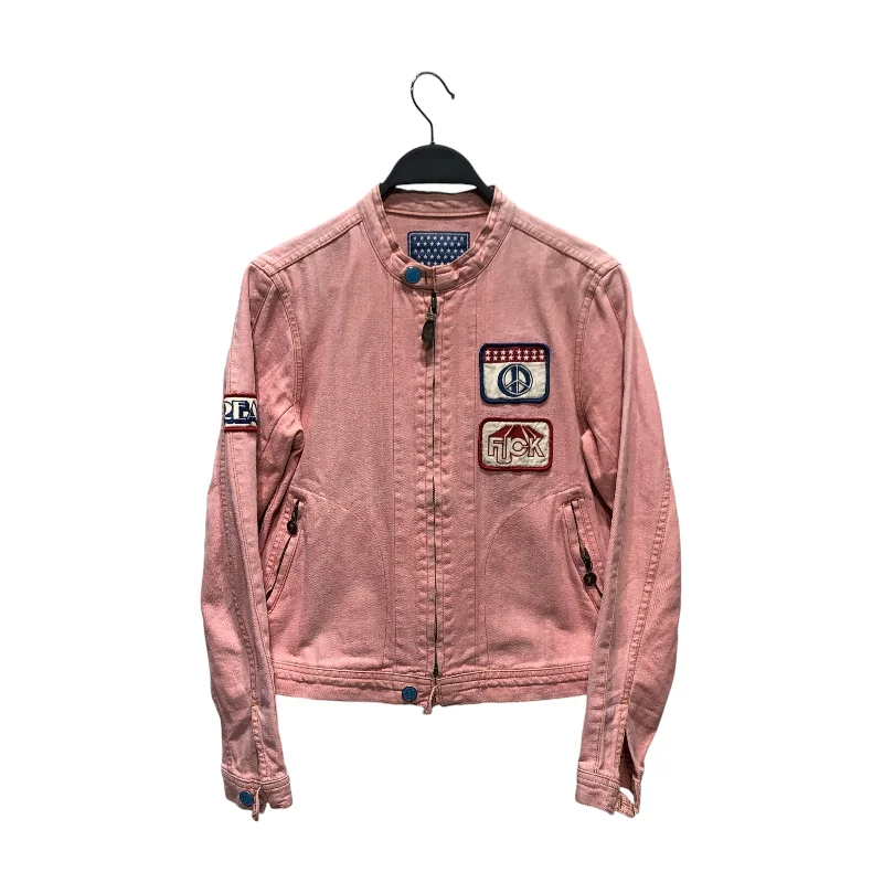 High Street Women's Fashion for Trendy Shoppers HYSTERIC GLAMOUR/Jacket/Cotton/PNK/FREAKY / FUCK PATCHES