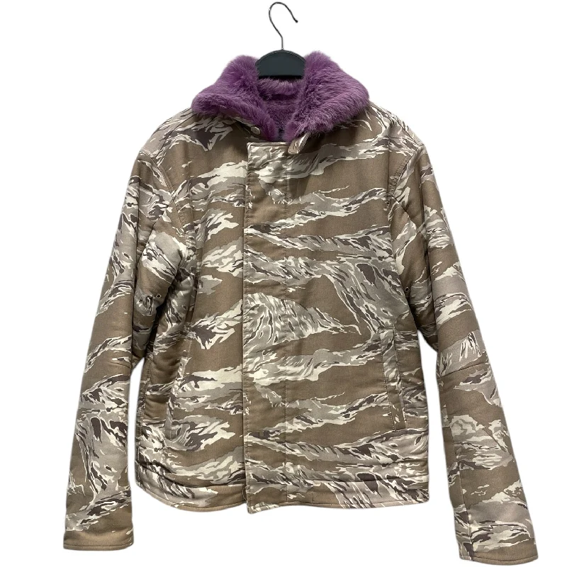 Save Big UNDERCOVER/Trench Coat/S/Camouflage/Cotton/MLT/FUR HOOD