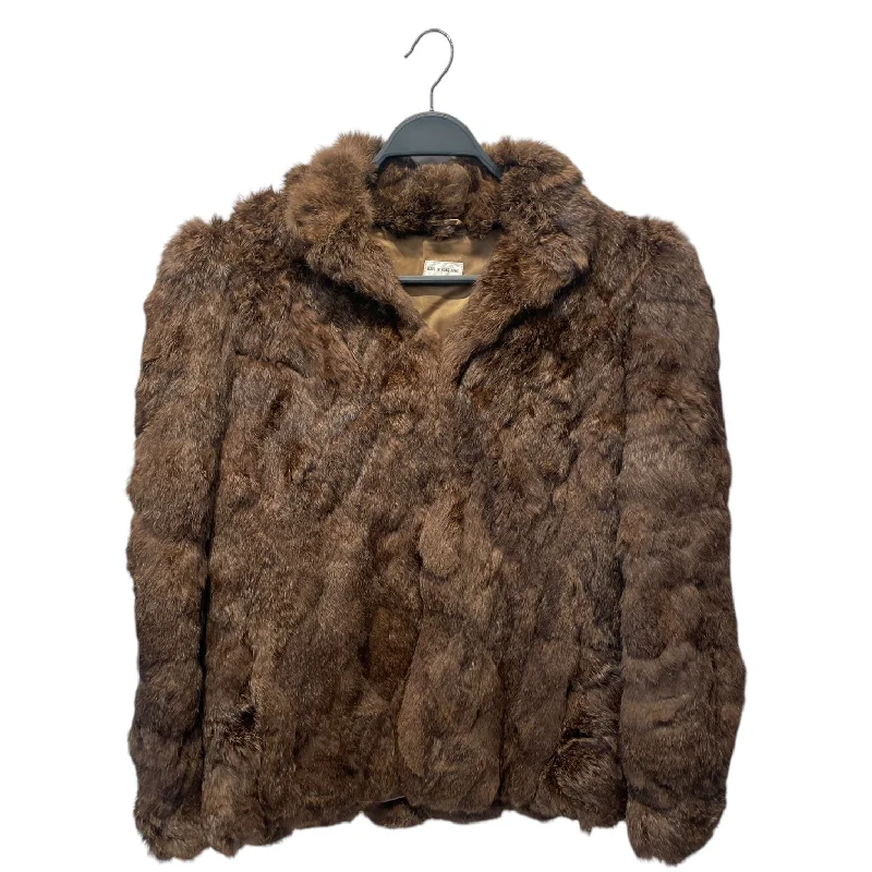 Women's Outerwear Apparel Vintage/Tailored Jkt/M/Fur/BRW/RABBIT FUR