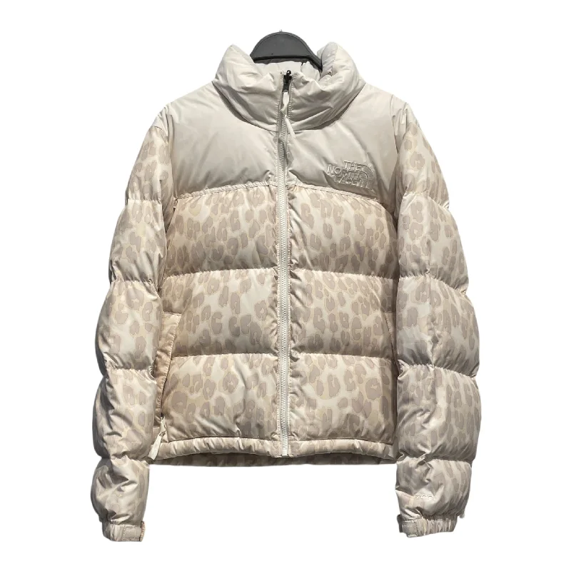 Casual Dresses for Women THE NORTH FACE/Puffer Jkt/S/Leopard/Nylon/WHT/1996 RETRO NUPTSE