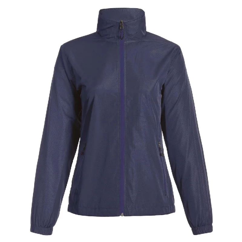 Seasonal Sale Landway Women's Navy Aerolite Mesh Lined Windbreaker