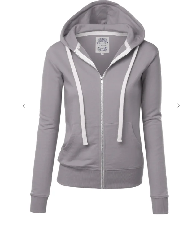 Women's Clothing Apparel Sets Active Soft Zip Up Fleece Hoodie Sweater Jacket