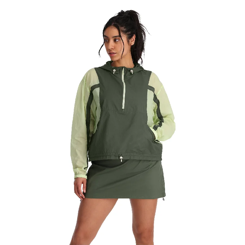 Vintage Women's Fashion Womens Boulder Lite Anorak - Thyme Green