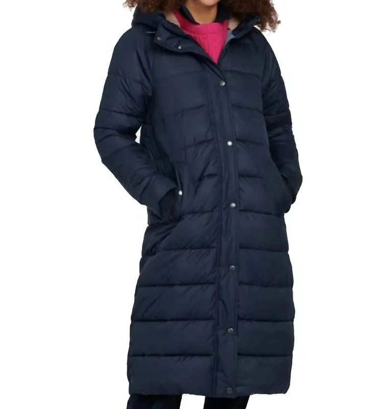 Women's Evening Apparel Crimdon Quilt Jacket In Navy