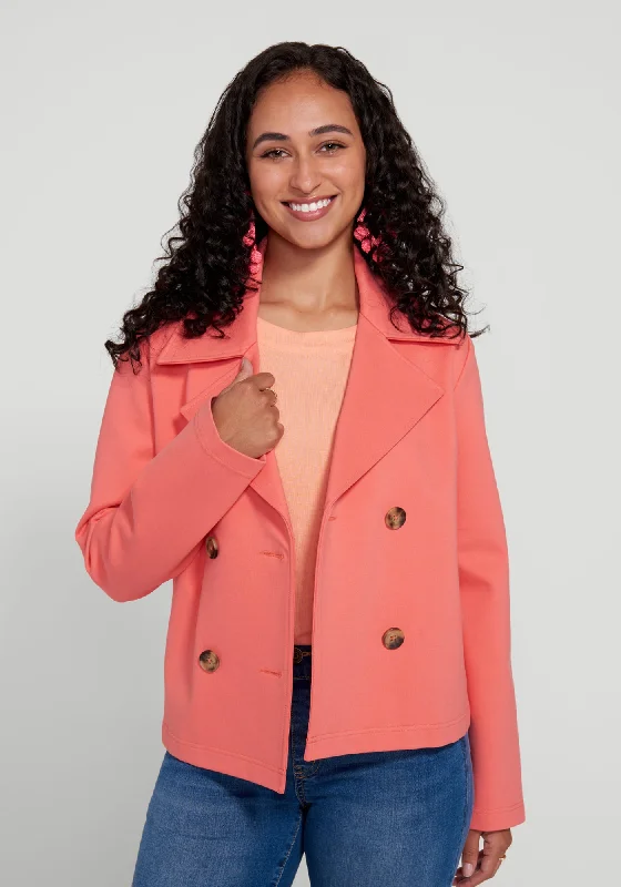 Outfits For Women Cropped Peacoat (Melon)