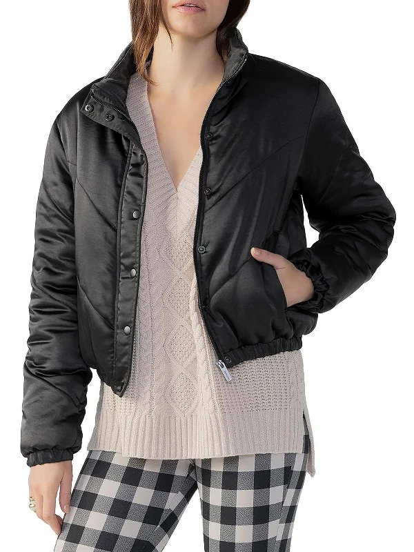 Women's Elegant Outfit Davis Womens Chevron Puffer Quilted Coat