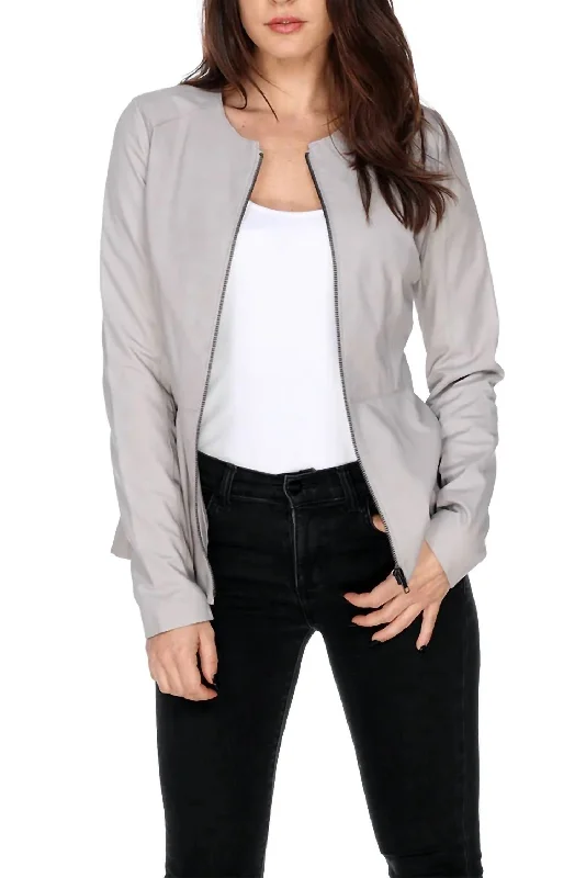 Women's Active Garments For Workouts Flare Fitted Jacket In Mastic