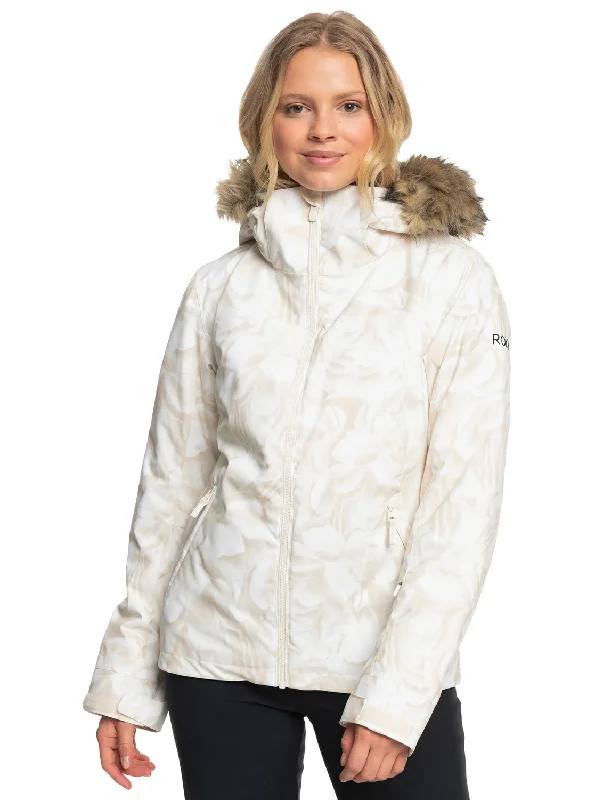 Elegant Women's Clothing Online Jet Ski Technical Snow Jacket - Egret Glow