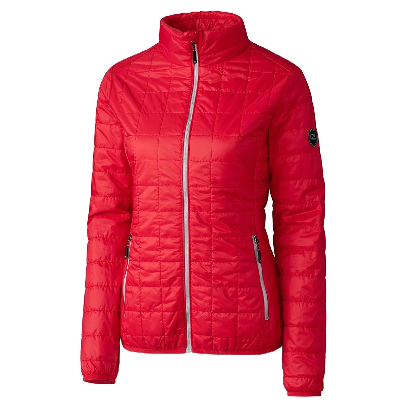 Online Boutiques Affordable Cutter & Buck Women's Red Rainier Jacket