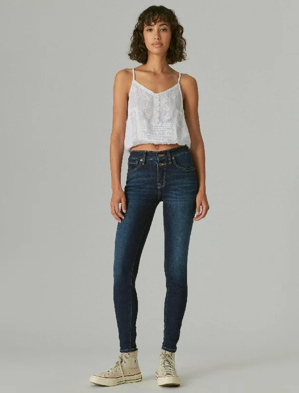 Clothing Online Lucky Brand Women's Mid Rise Ava Super Skinny