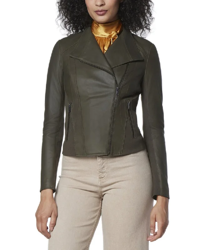 Casual Style for Busy Women Marc New York Felix Leather Jacket