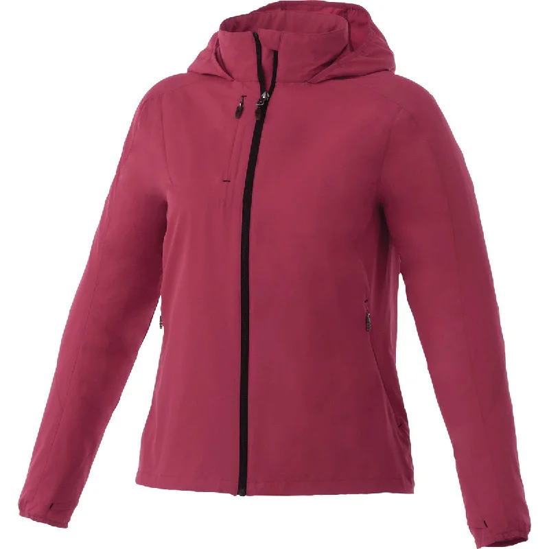 Women's Fashion Clothing Elevate Women's Maroon Flint Lightweight Jacket