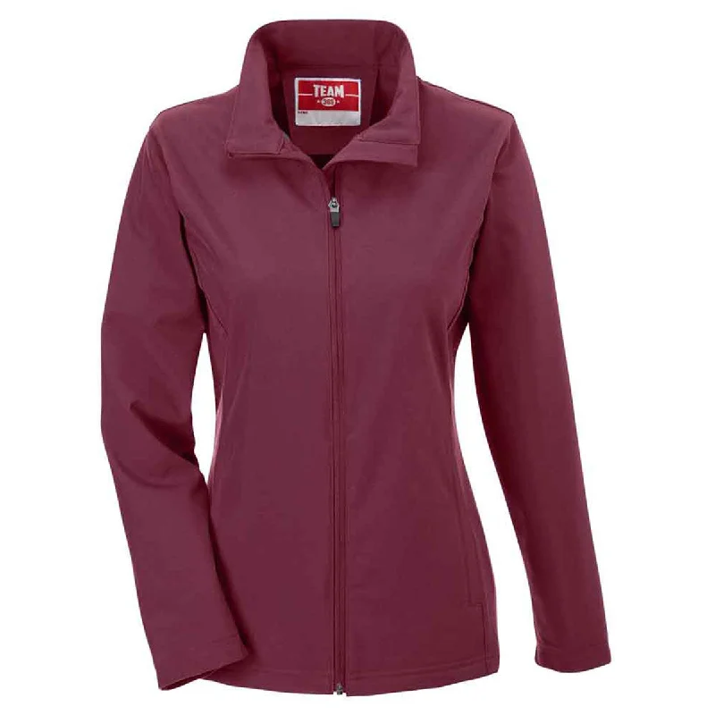 Trendy Outfits For Girls Team 365 Women's Sport Maroon Leader Soft Shell Jacket