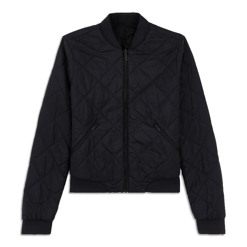 Women's Fashion-Forward Apparel Warm Two Ways Bomber - Resale