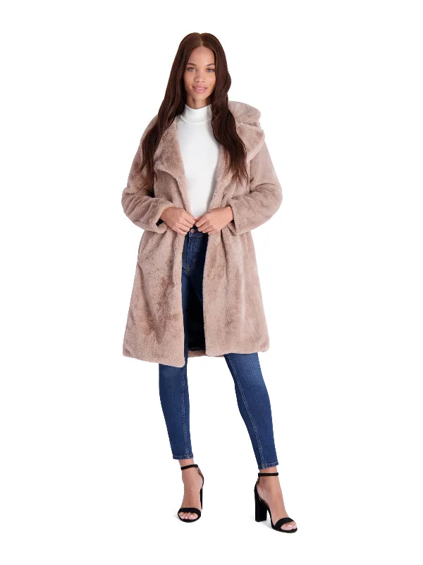 Women's Seasonal Fashion Trends Womens Faux Fur Plush Faux Fur Coat