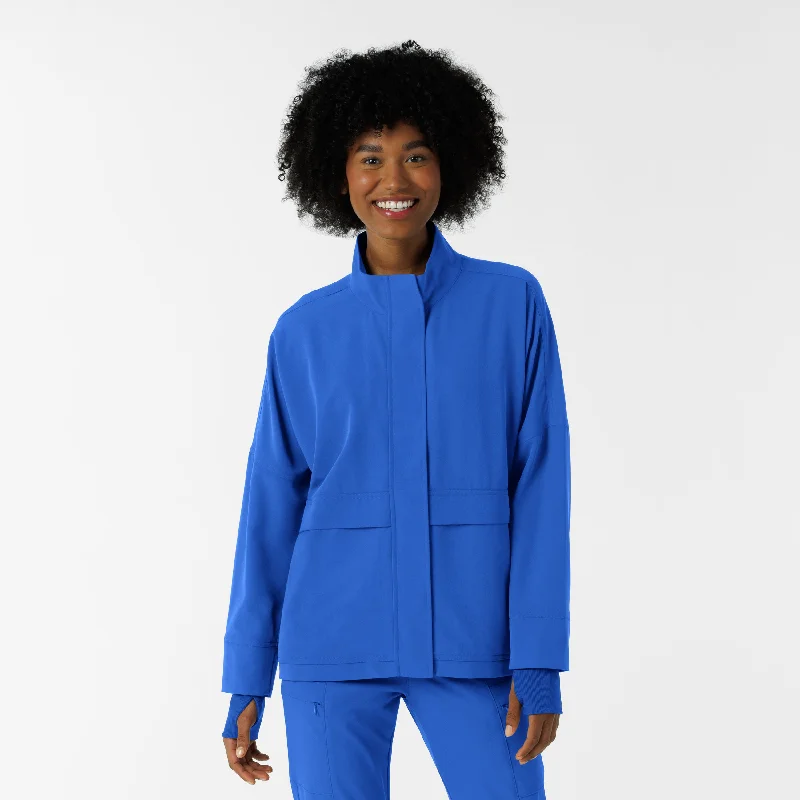 Women's Evening Wear Women's Germs Happen Packable Scrub Jacket - Royal