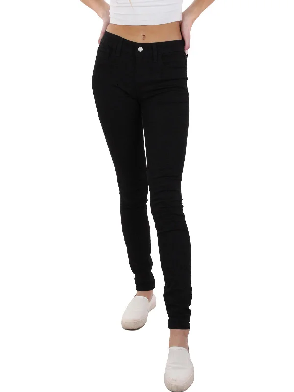 Chic Wardrobe Womens Mid-Rise Everyday Skinny Jeans