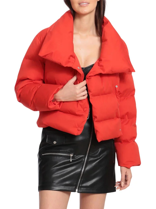 Vibrant Femme Fashion Womens Quilted Cold Weather Puffer Jacket