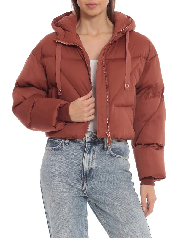 Trendy Women's Wear Womens Quilted Cropped Puffer Jacket