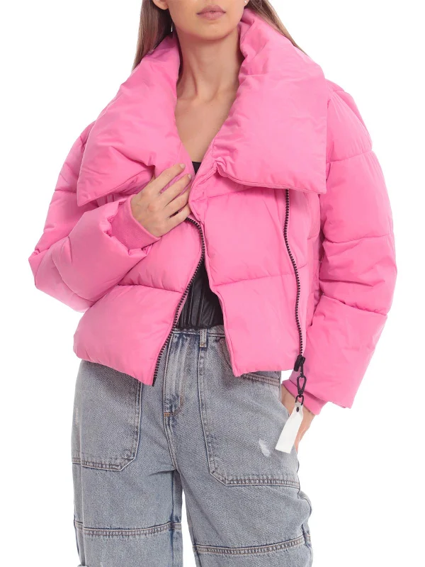 Casual Fashion Womens Quilted Short Puffer Jacket