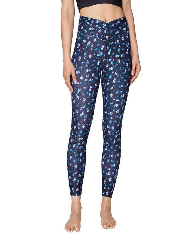 Timeless Women's Outfit Mitered Waist Floral Legging