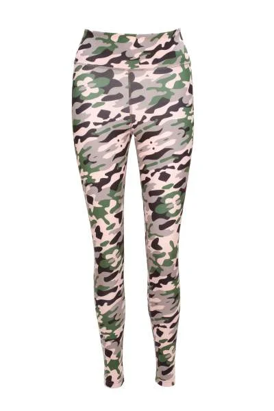 Women's Fashion-Forward Apparel Camo Chameleon - Camo Print Womens Yoga Leggings