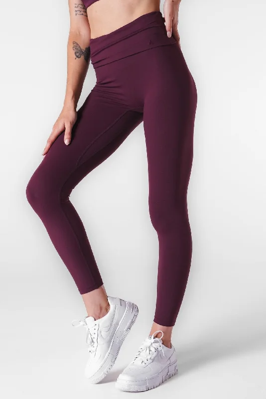 Chic Women's Clothing for Date Nights Cloud II™ Foldover Pant - Wine