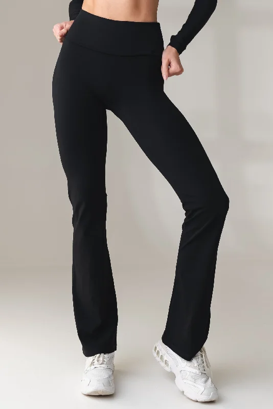 Chic Casual Wardrobe Essentials Cloud II™ Foldover Trouser - Midnight