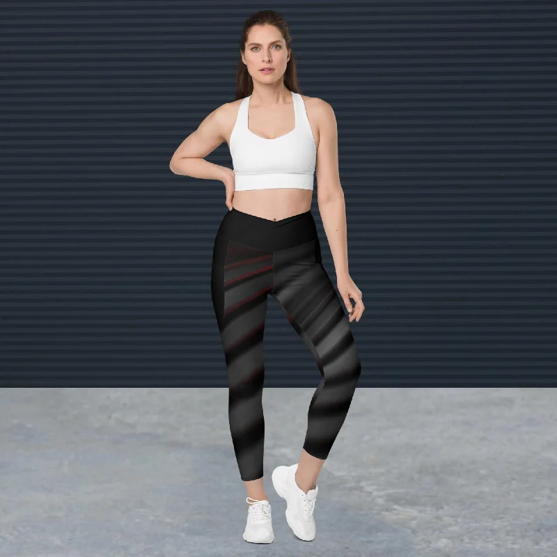 Luxury Fashion Crossover leggings with pockets