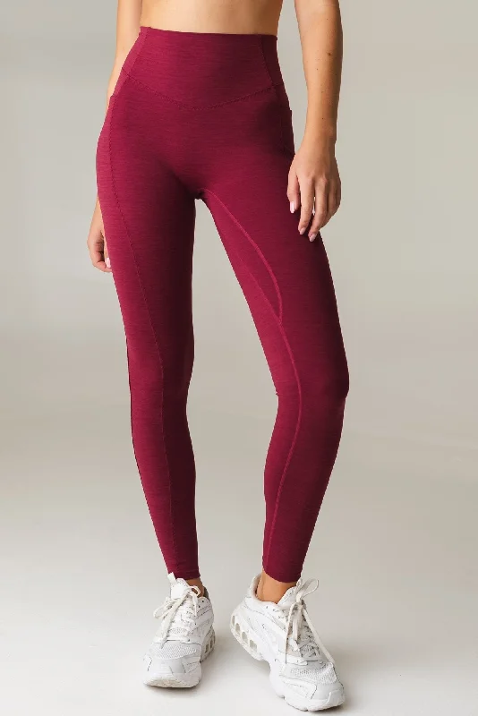 Versatile Women's Fashion Vitality Daydream® Stitch Pant - Burgundy Vineyard