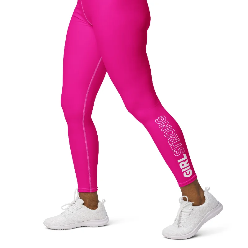 Vintage Fashion ELEVATED ESSENTIALS, BOOTY BOOSTING HIGH WAISTBAND LEGGING POWER PINK