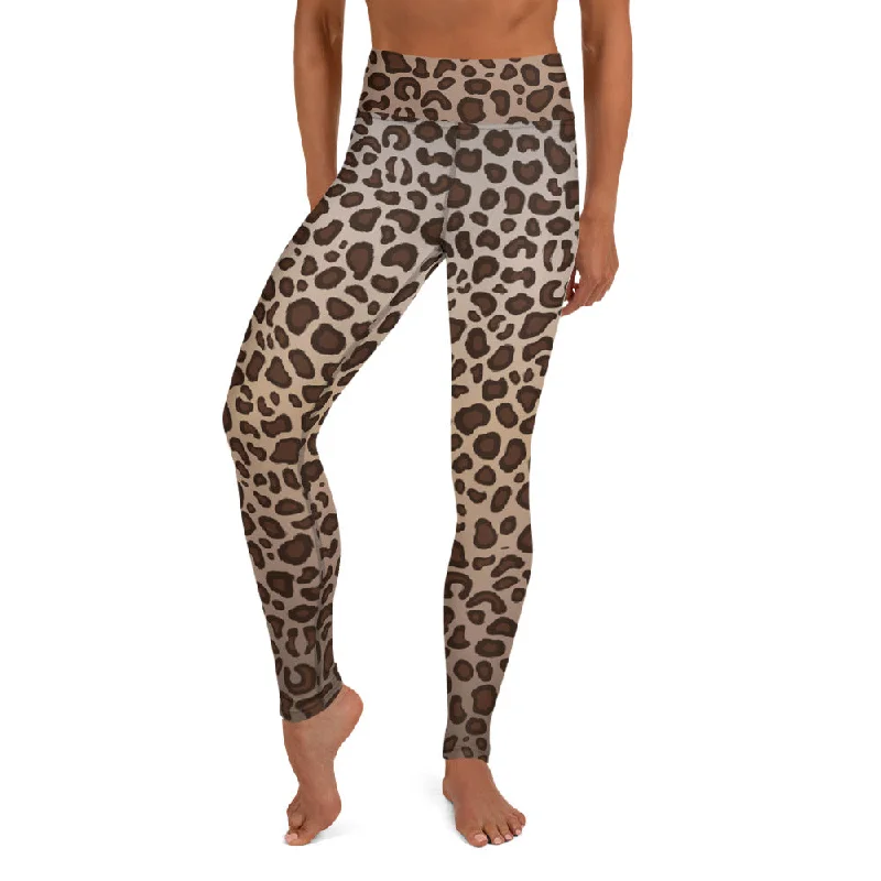 Workwear Fashion for Women Leopard Print High Waist Womens Yoga Leggings