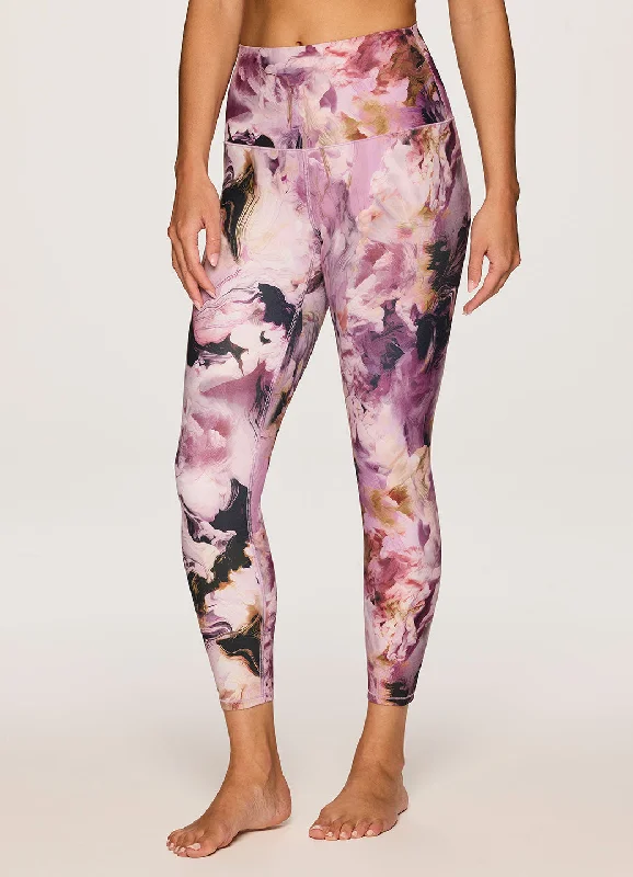 Women's Transitional Attire Misty Marble Super Soft 7/8 Legging