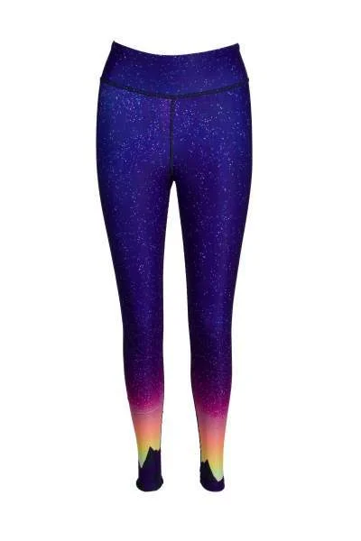 Trendy Women's Wear Northern Lights High Waist Yoga Pants