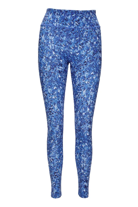 Timeless Women's Garments Out Of The Blue  - Eco-Friendly Ditzy Print Yoga Leggings