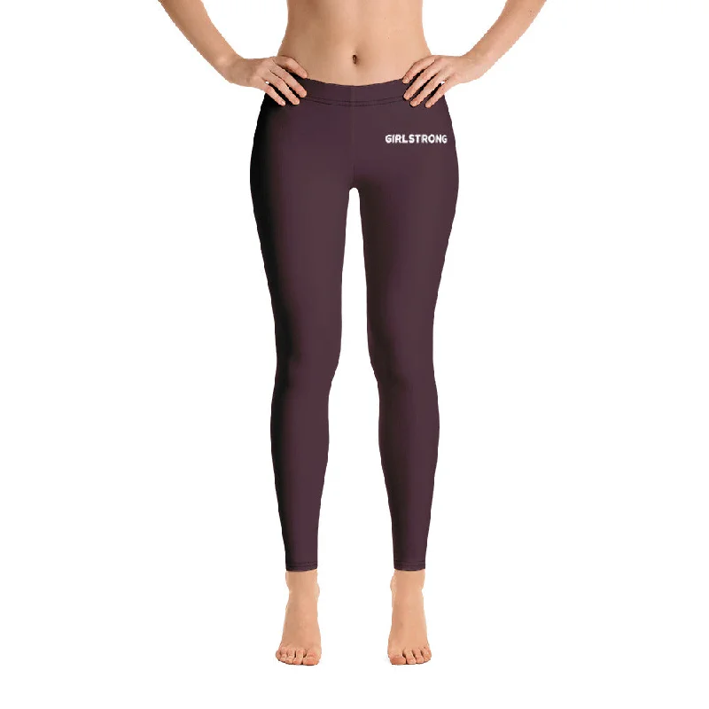 Stylish Everyday Clothing ELEVATED ESSENTIALS, SLIM AND SCULPT LEGGING CABERNET